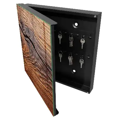Skříňka na klíče Dřevěná textura