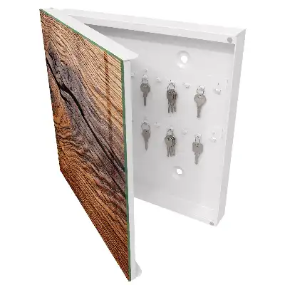 Skříňka na klíče Dřevěná textura