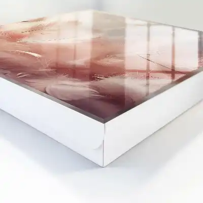 Designová skříňka na klíče Pastelová pírka