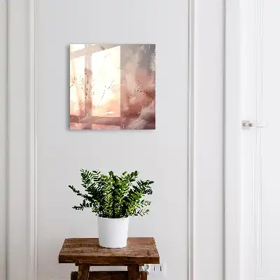 Designová skříňka na klíče Pastelová pírka