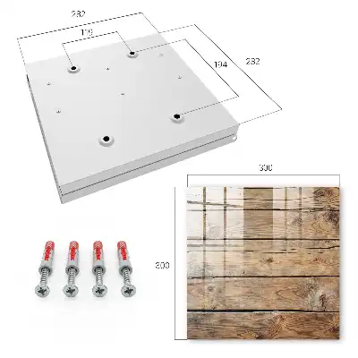 Designová skříňka na klíče Dřevěná prkna