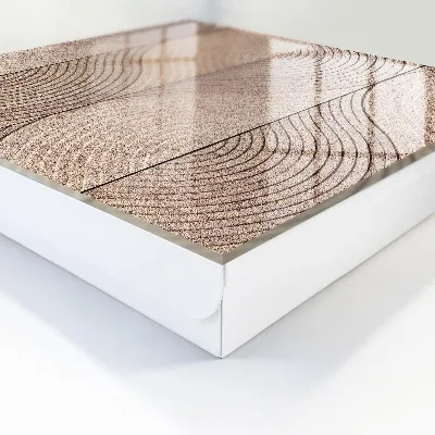 Designová skříňka na klíče s motivem textury vln