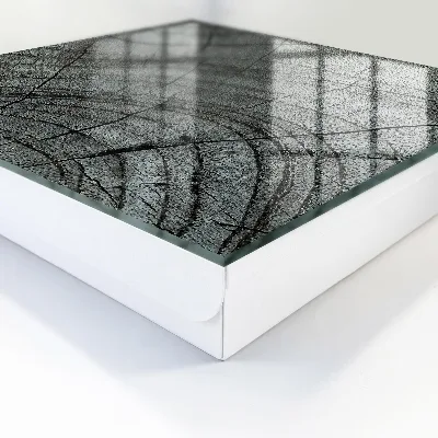 Designová skříňka na klíče s motivem letokruhů stromu