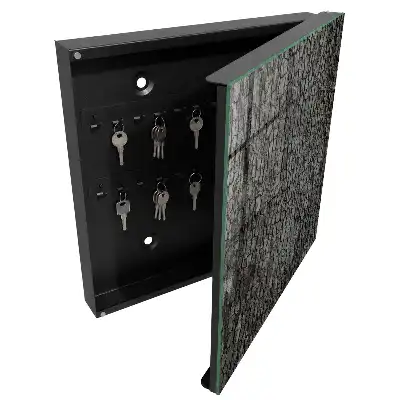 Designová skříňka na klíče Kůra stromu