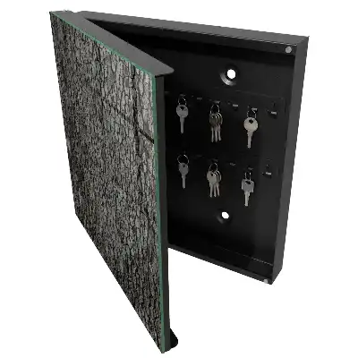 Designová skříňka na klíče Kůra stromu