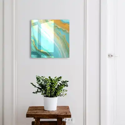 Designová skříňka na klíče Barevné vlny