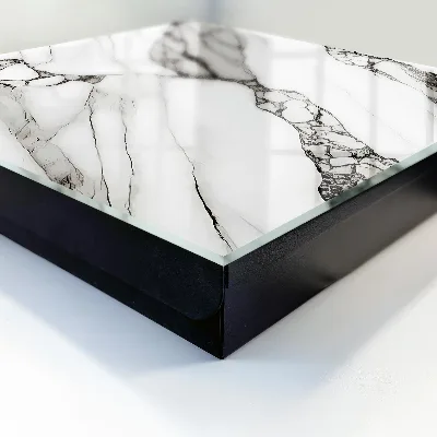 Designová skříňka na klíče s mramorovým vzorem