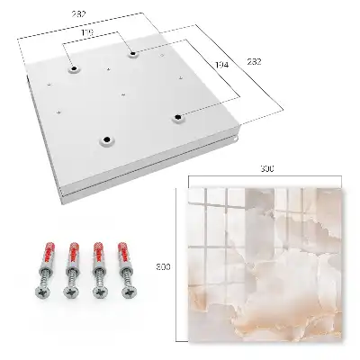 Designová skříňka na klíče Subtilní kámen