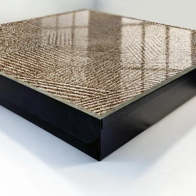 Designová skříňka na klíče s geometrickým vzorem