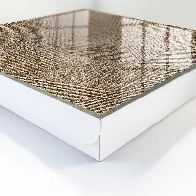 Designová skříňka na klíče s geometrickým vzorem