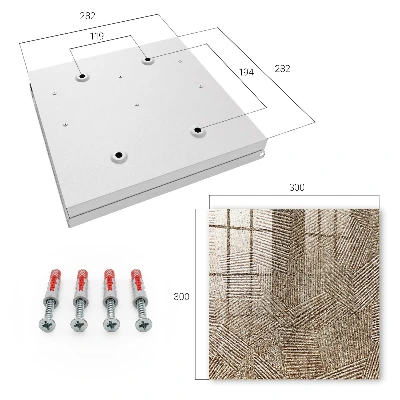 Designová skříňka na klíče s geometrickým vzorem