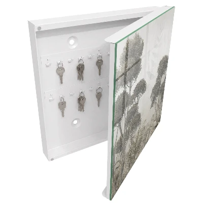 Skříňka na klíče s motivem smyslné přírody