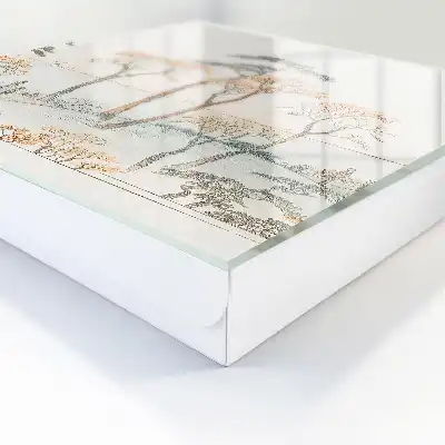 Designová skříňka na klíče Japonská krajina