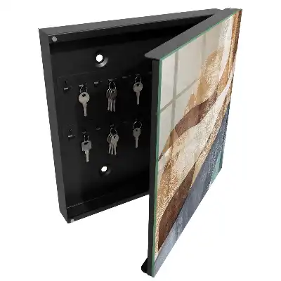 Designová skříňka na klíče Organické formy
