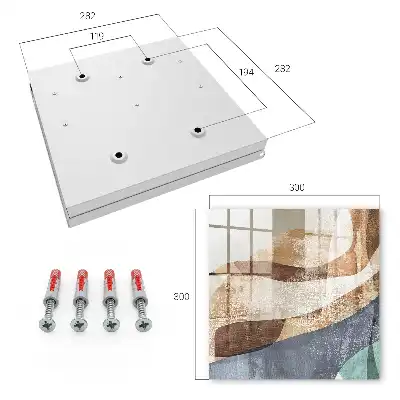 Designová skříňka na klíče Organické formy