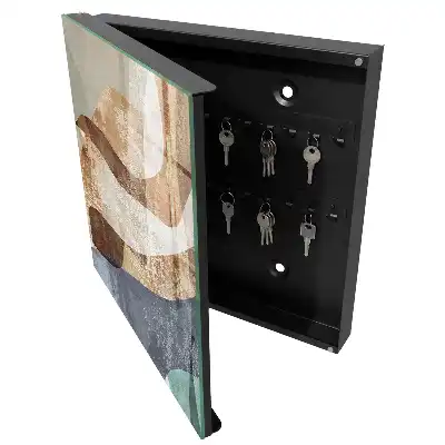 Designová skříňka na klíče Organické formy