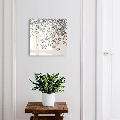 Designová skříňka na klíče Květinová elegance