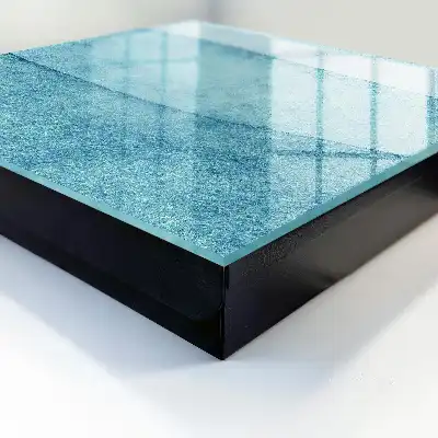 Designová skříňka na klíče Modré textury