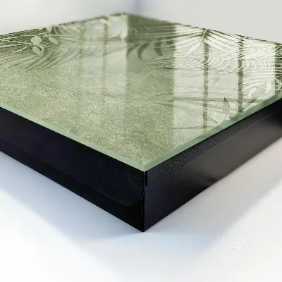 Designová skříňka na klíče s tropickým vzorem