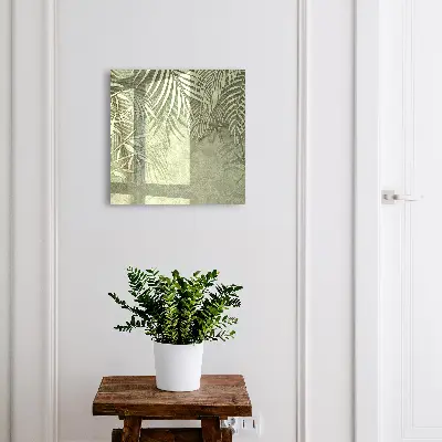 Designová skříňka na klíče s tropickým vzorem