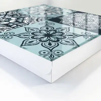 Designová skříňka na klíče Geometrické vzory