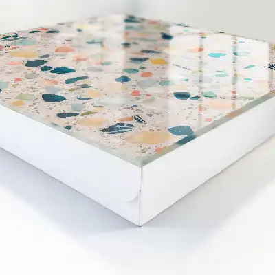 Designová skříňka na klíče Barevná mozaika