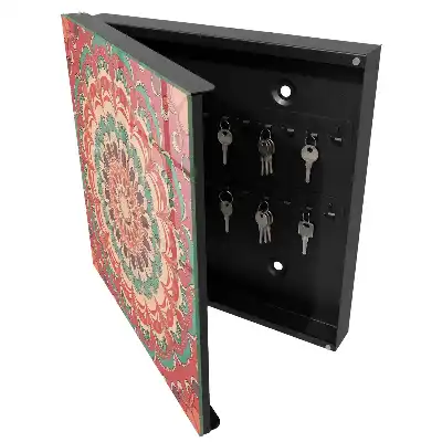 Krabička na klíče Barevná mandala