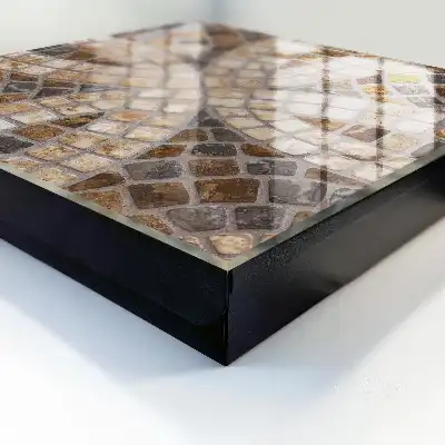 Designová skříňka na klíče Stylová mozaika