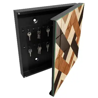 Designová skříňka na klíče Moderní geometrie