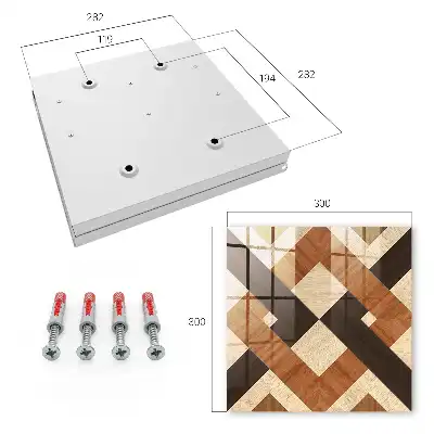 Designová skříňka na klíče Moderní geometrie
