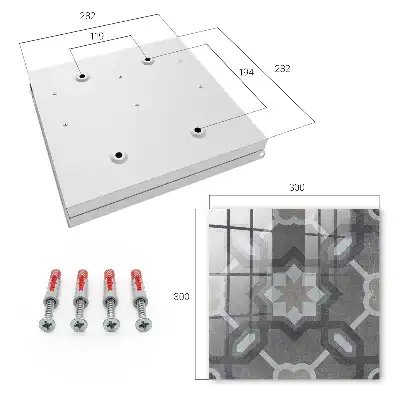 Designová skříňka na klíče Geometrická elegance