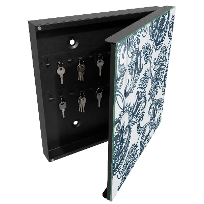 Krabička na klíče s motivem elegantních ornamentů