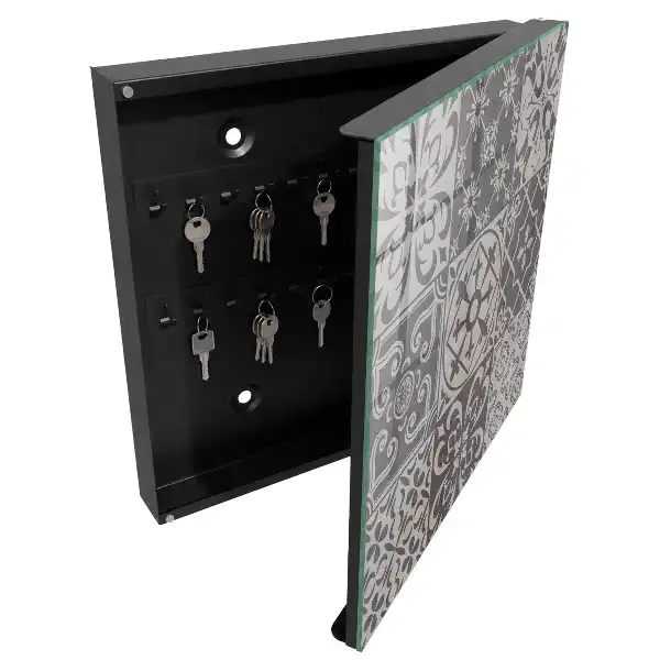 Designová skříňka na klíče Mozaika vzorů