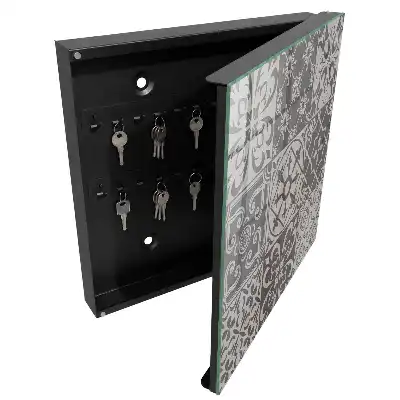 Designová skříňka na klíče Mozaika vzorů