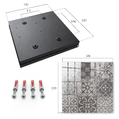 Designová skříňka na klíče Mozaika vzorů