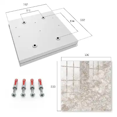 Designová skříňka na klíče Mramorová struktura