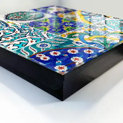 Designová skříňka na klíče Barevné vzory