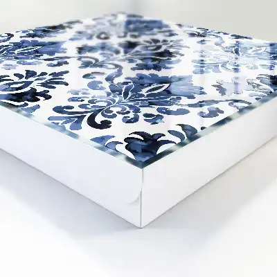 Skříňka na klíče Modré ornamenty