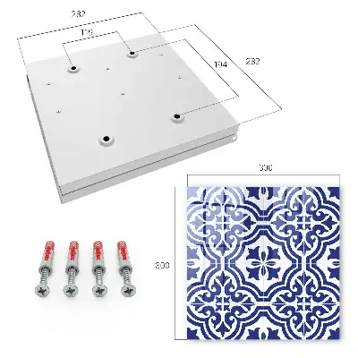 Designová skříňka na klíče Geometrická krása