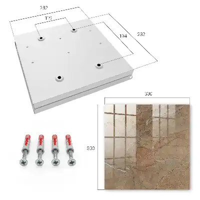 Designová skříňka na klíče Kamenná textura