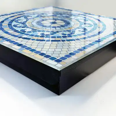 Skříňka na klíče Geometrická mozaika