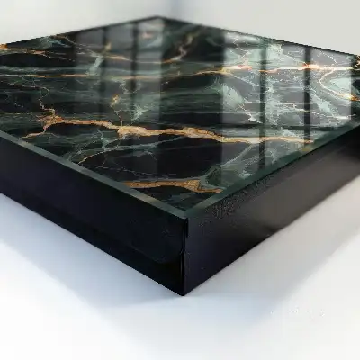 Designová skříňka na klíče Mramorová elegance
