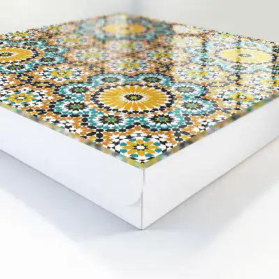 Designová skříňka na klíče Geometrická mozaika