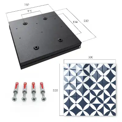 Designová skříňka na klíče Geometrická elegance