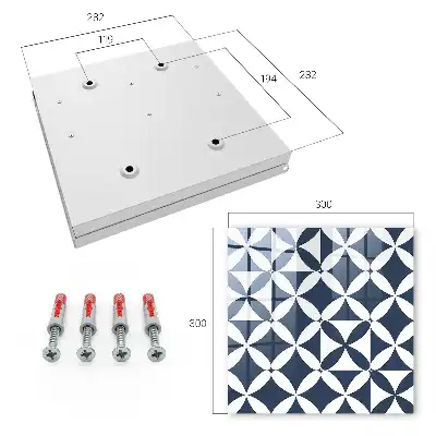 Designová skříňka na klíče Geometrická elegance