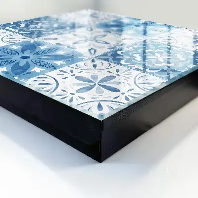 Designová skříňka na klíče Geometrické dlaždice