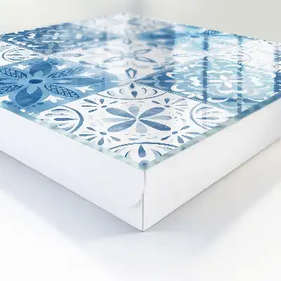 Designová skříňka na klíče Geometrické dlaždice