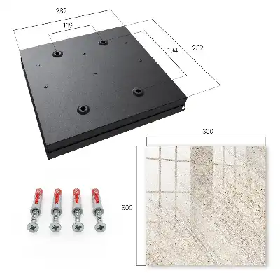 Designová skříňka na klíče Světlý mramor