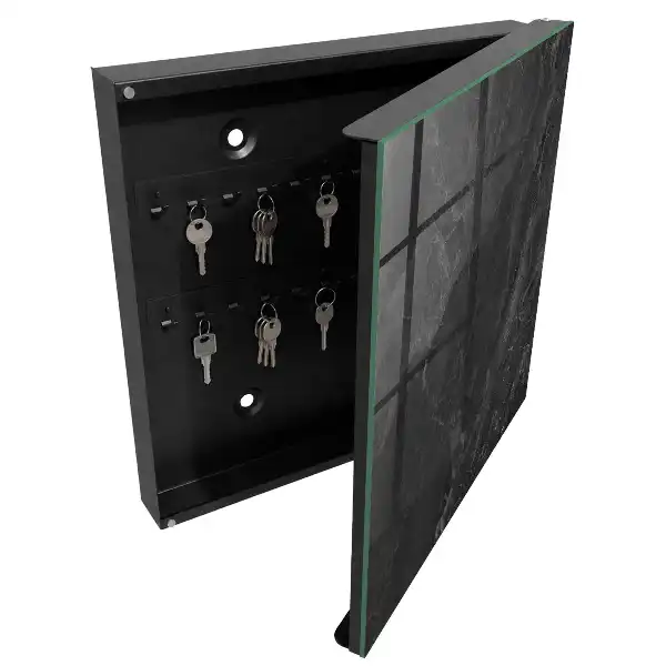 Designová skříňka na klíče Šedý kámen