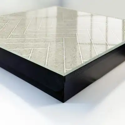 Designová skříňka na klíče Béžová rybí kost